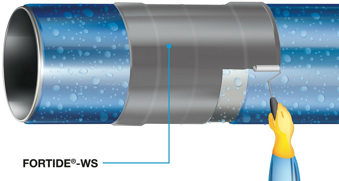 Protection pour tuyaux et canalisations en caoutchouc - Viso RTU